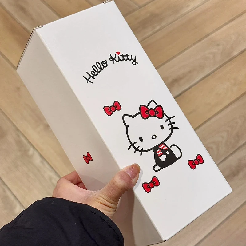 Sanrio hello kitty copo de água 18oz copo de aço inoxidável isolado a vácuo caneca de viagem de café com tampa copo térmico para exterior