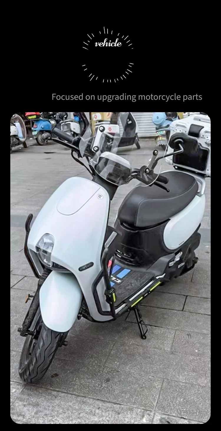 Fit SYM Hummingbird 125 Scooter Lockable Anti-collision Rear Luggage Trunk Accessories