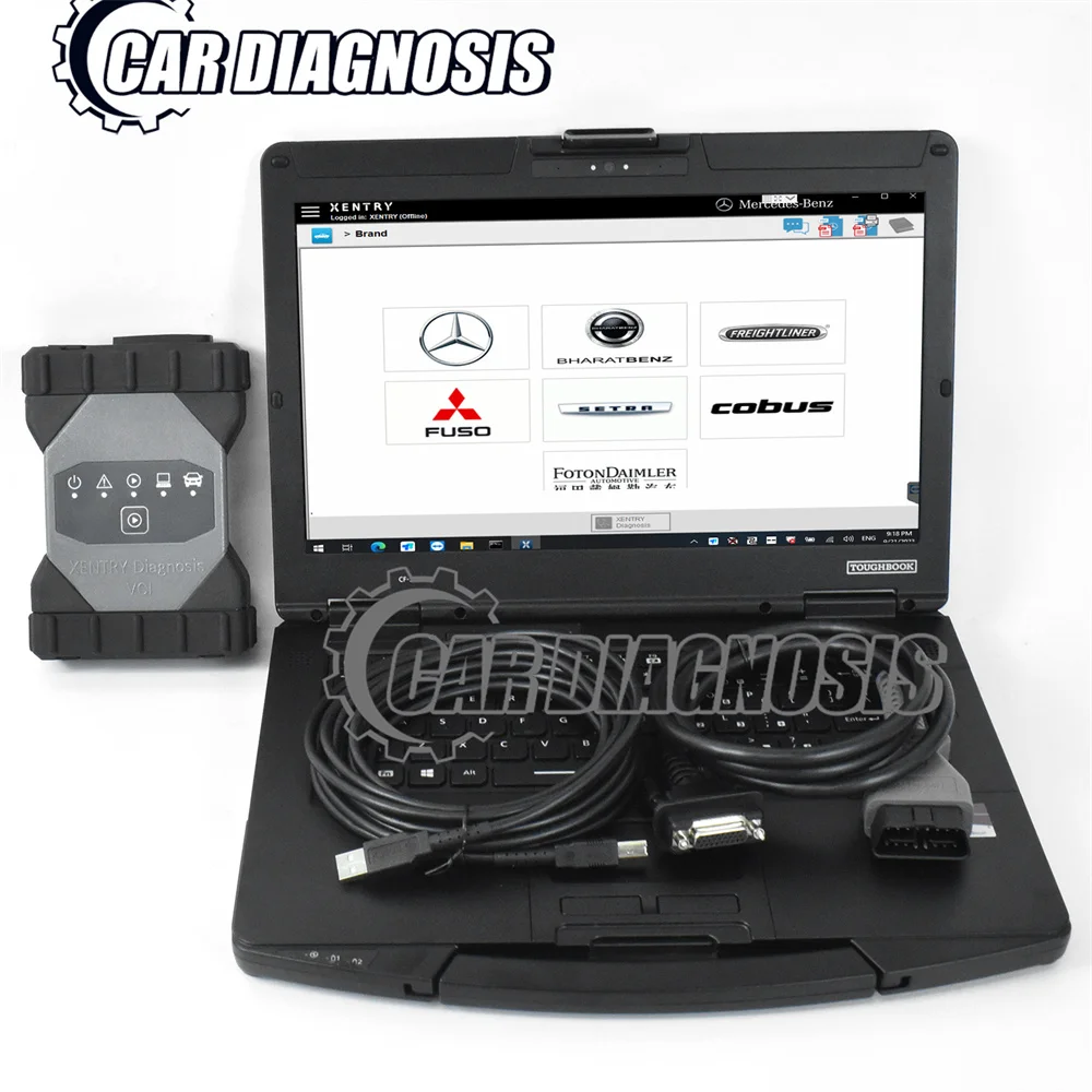 CF54 laptop For mb Car Truck Mb Star C6 xentry DOIP Full Software Update online C6 VCI das wis Programming Diagnostic Tool
