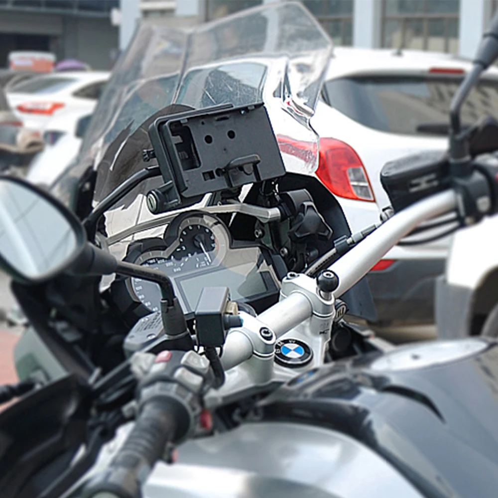 Motocyklowa ładowarka USB uchwyt stojak na telefon do BMW R1200GS R1250GS F750GS F850GS F850GS F800GS S1000XR F900R F900XR