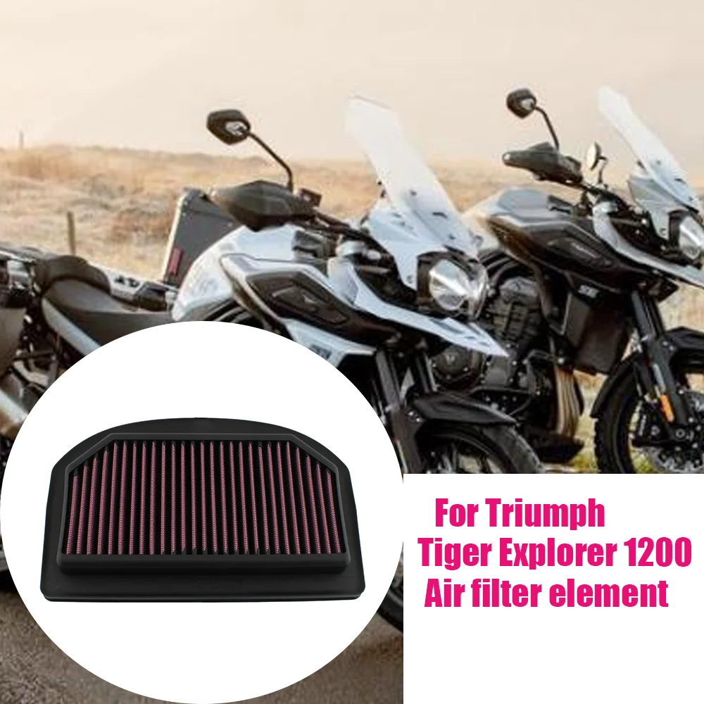 FOR Triumph Tiger 1200 Alpine Edition  2020-2021 Motorcycle High Flow Air Filter Intake Cleaner(OEM:T2209555)