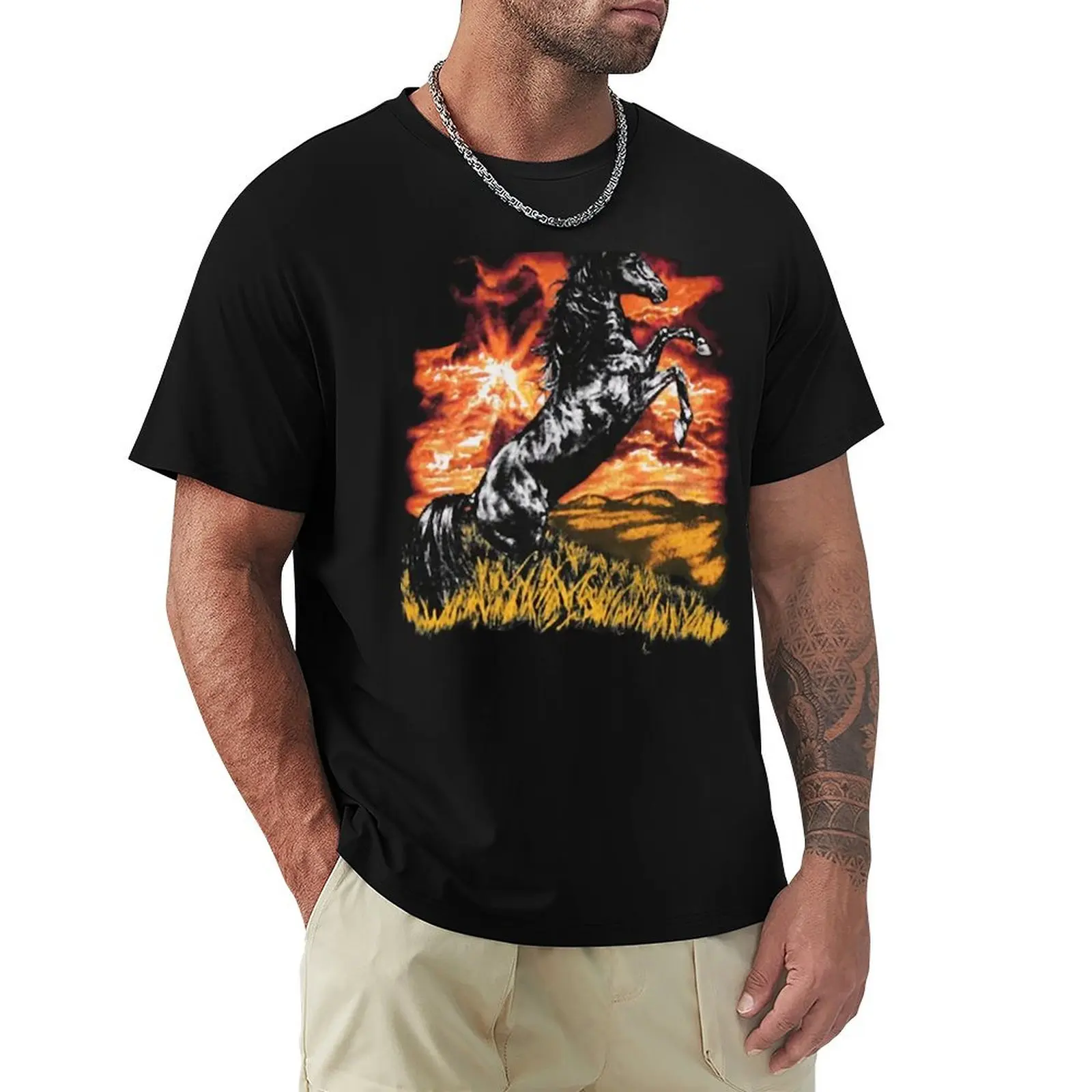 

Charlie Kelly Horse Shirt Always Sunny T-Shirt oversized t shirt man clothes animal prinfor boys men workout shirt