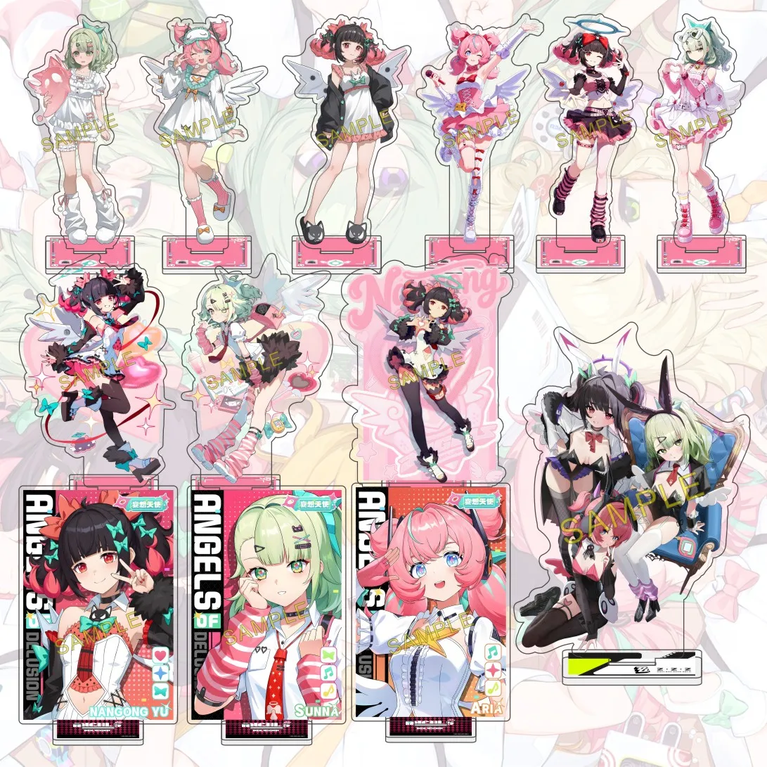 Zenless Zone Zero Game 15cm Acrylic Nangong YU Aria Sunna Multiple Character Standing Model Desktop Decoration Fan Gift Keychain