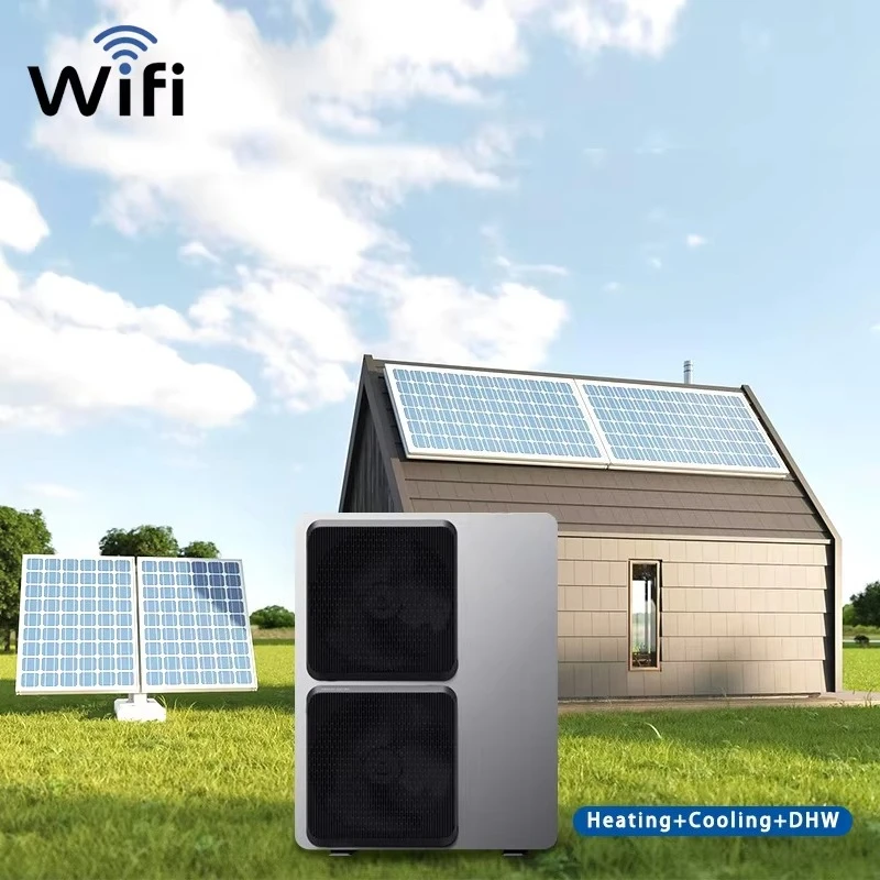 New 2025 R290 16kw 18KW Solar Panel DC Inverter Air to Water Heatpumps Photovoltaic Heat Pump