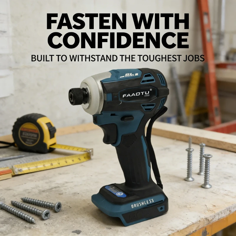 

Бесщеточная аккумуляторная дрель FAAOTU172 | Мощный ударный шуруповерт для дома и рабочей площадки, совместим с аккумуляторами MT (без аккумулятора)