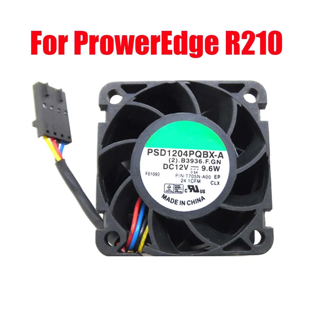 

Cooling Fan For DELL For ProwerEdge R210 Compatible 0W7GXP W7GXP 0PT4MM PT4MM-A00 FFB0412UHN-AG99 12VDC 0.81A New