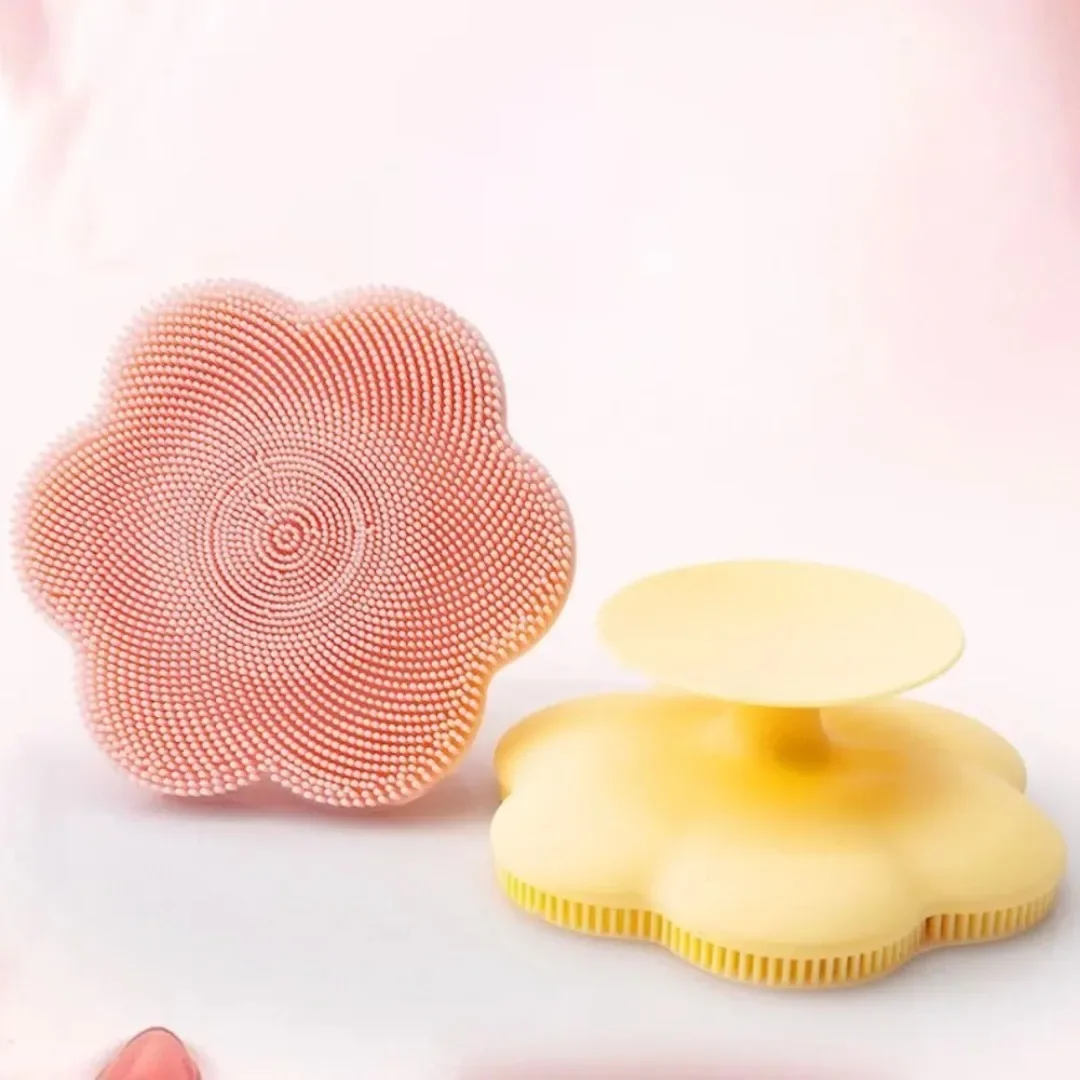 SPA Zachte siliconen gezichtsreinigingsborstel Scrubber Gezicht Diep schone Massage Gezichtsscrubborstel Gezichtsreiniger Gezichtsreinigingsborstels
