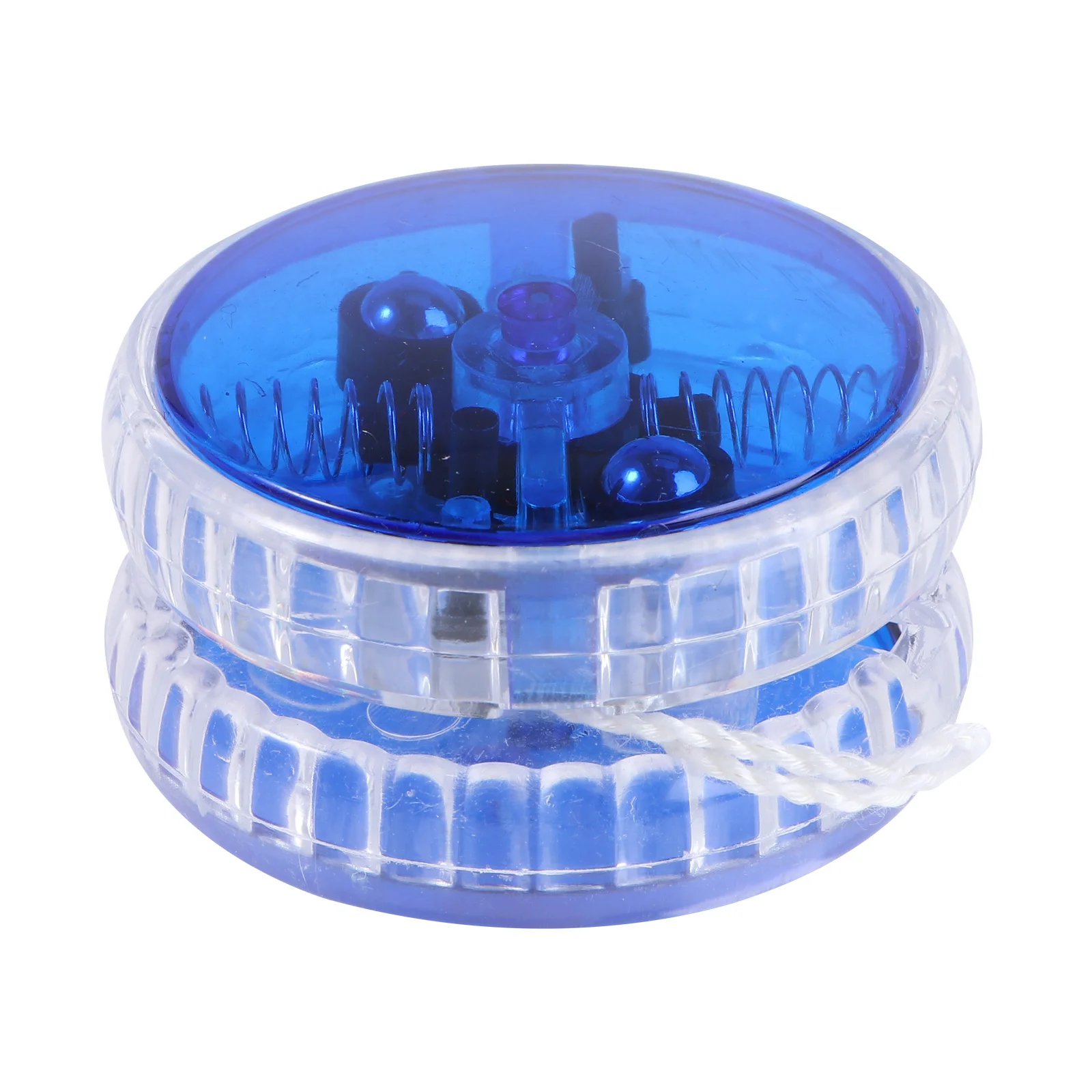 

Blue Yoyo Colorful Light Toy YOYOS Aluminum Indoor/outdoor Activity Luminous Fun Play