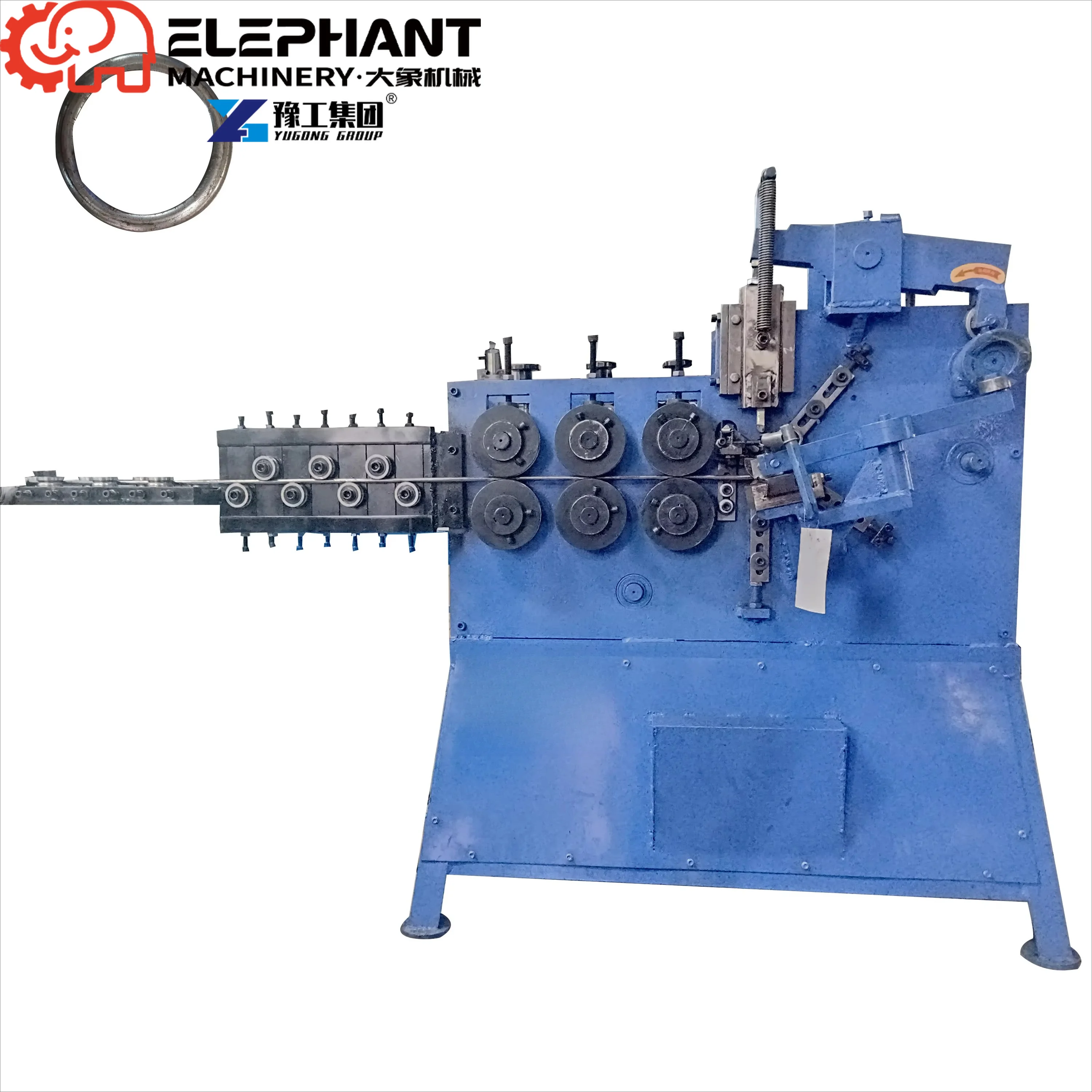 High Efficiency Automatic Iron Steel Metal O Ring Circle Sealed Ring Making Machine For Wire Diameter 3.0-8.0mm