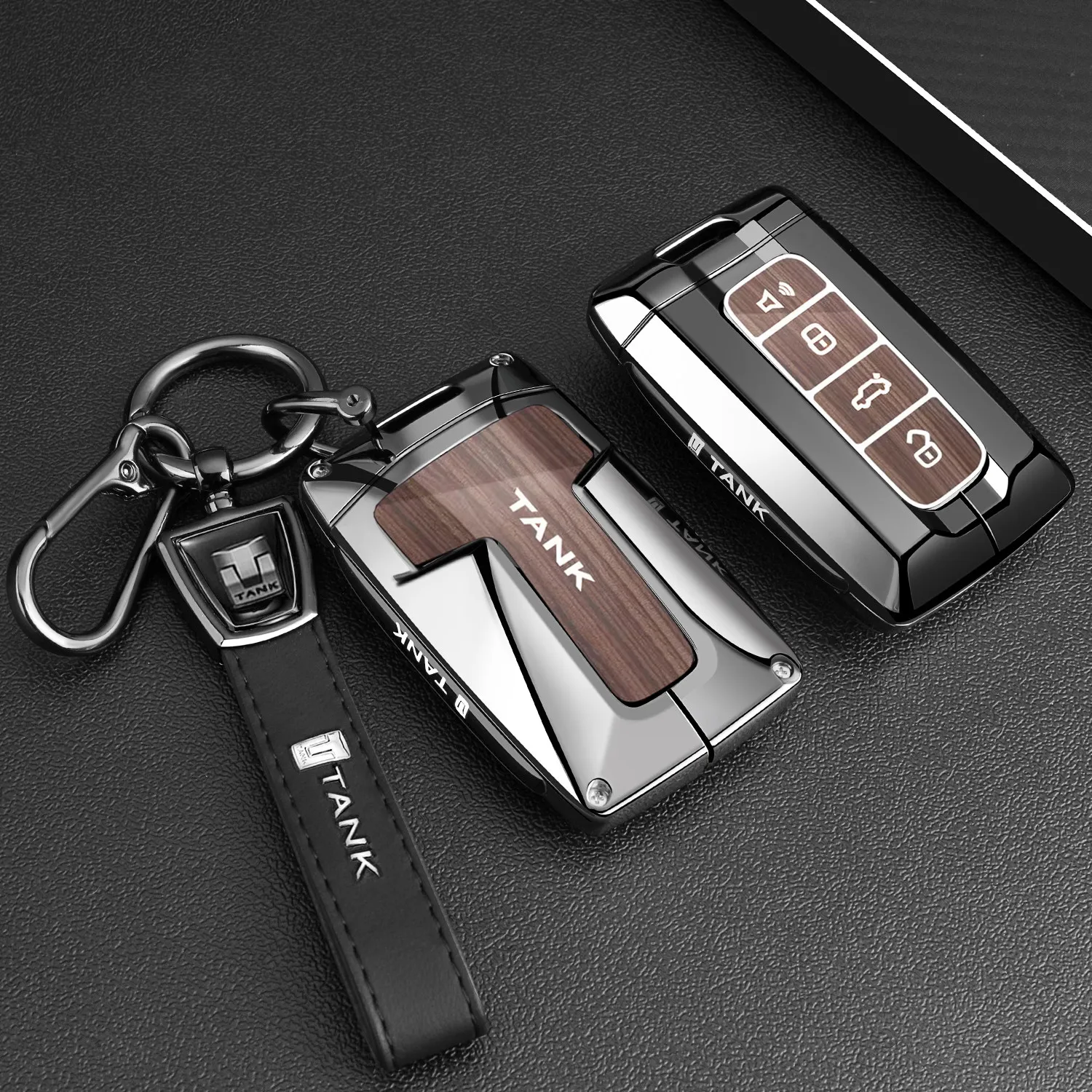 Metal Protective Shell Car Buckle Key for 2026 Tank 300 Compatible with 2026 400/500/hi4t 300 700 Automotive Accessory 3