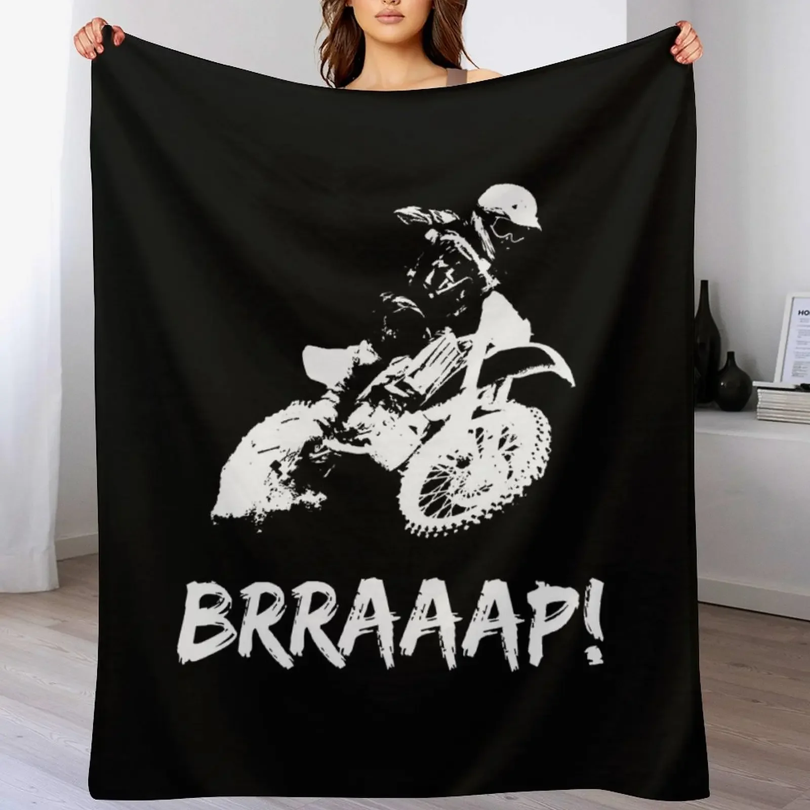

Dirt Biking, Motorcross, Dirt Bike Throw Blanket Lightweight Warm Blanket for Travel Camping