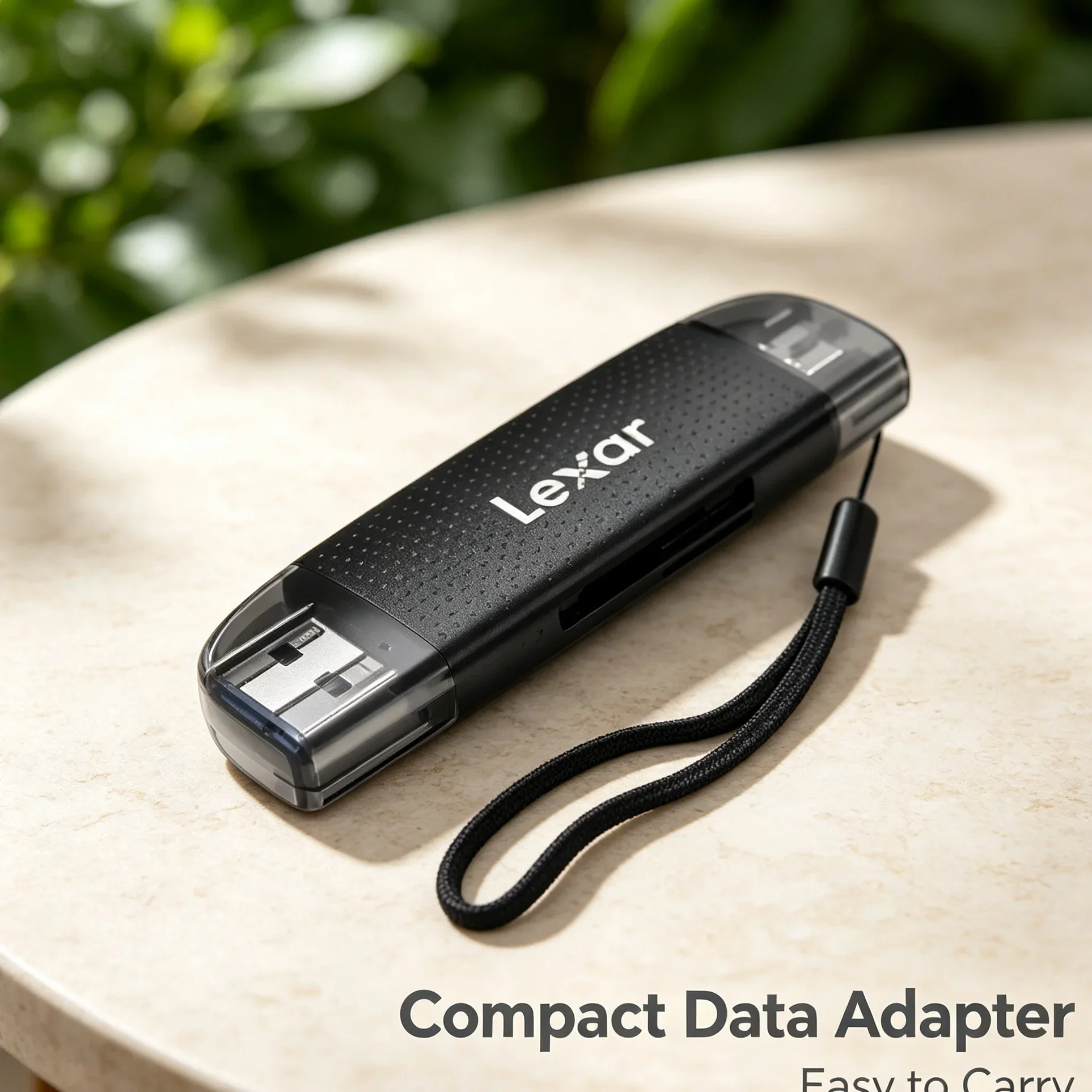 Lexar Portable Memory Card Reader USB3.2 Dual-Slot USB-A Type-C SD TF MicroSD Reader for Android Phone PC Camera