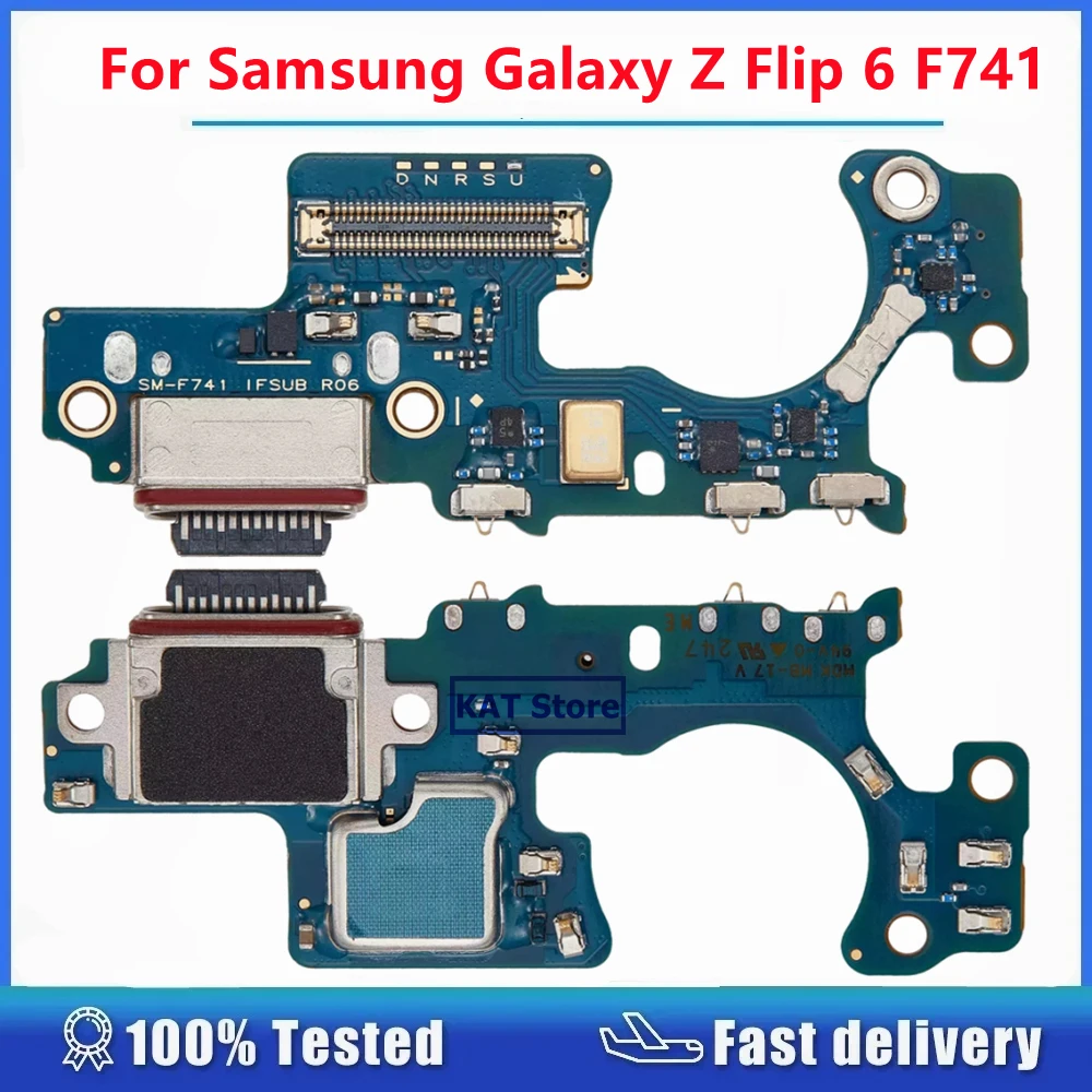 Совместим с Samsung Galaxy Z Flip 6 Z Flip6 SM-F741 F741, USB-разъем, док-станция, зарядное устройство, порт для зарядки, замена печатной платы