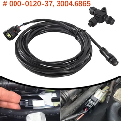 For Yamaha Engine Interface Cable NMEA2000 Connection with T Connector for Yamaha 2006 & Newer, Replace # 000-0120-37, 3004.6865