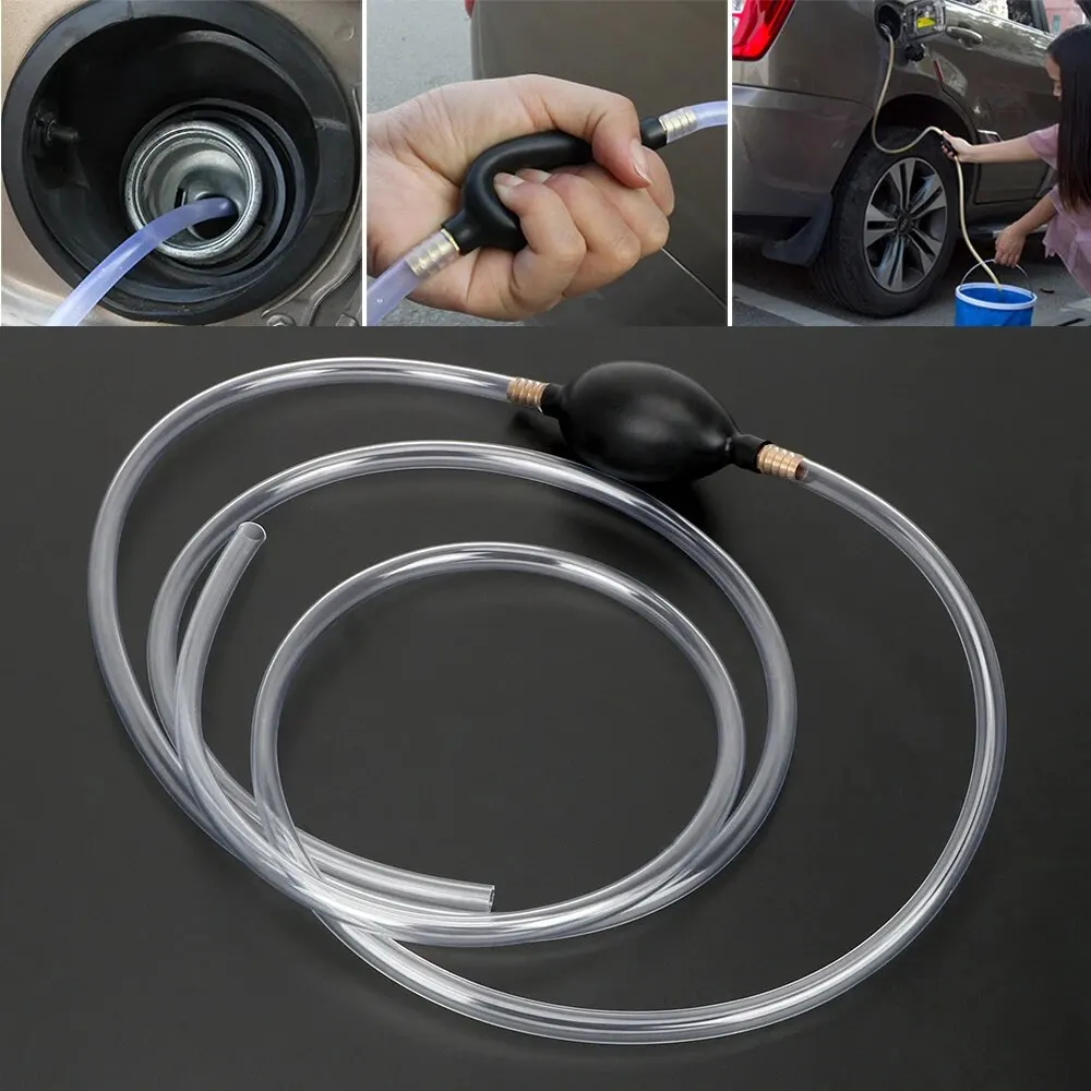 Car Brake Bleeder Tubes Oil Change Pipe Fluid Fuel Pump Manual Drain Kit Transfer Repair Tools Truck 4x4 Motorcycle Accessories
