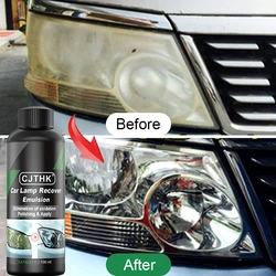 Car Headlight Restoration Polishing Kits Headlamp Scratch Remover Repair Cleaning Paste Remove Oxidation Headlight Polish Liquid