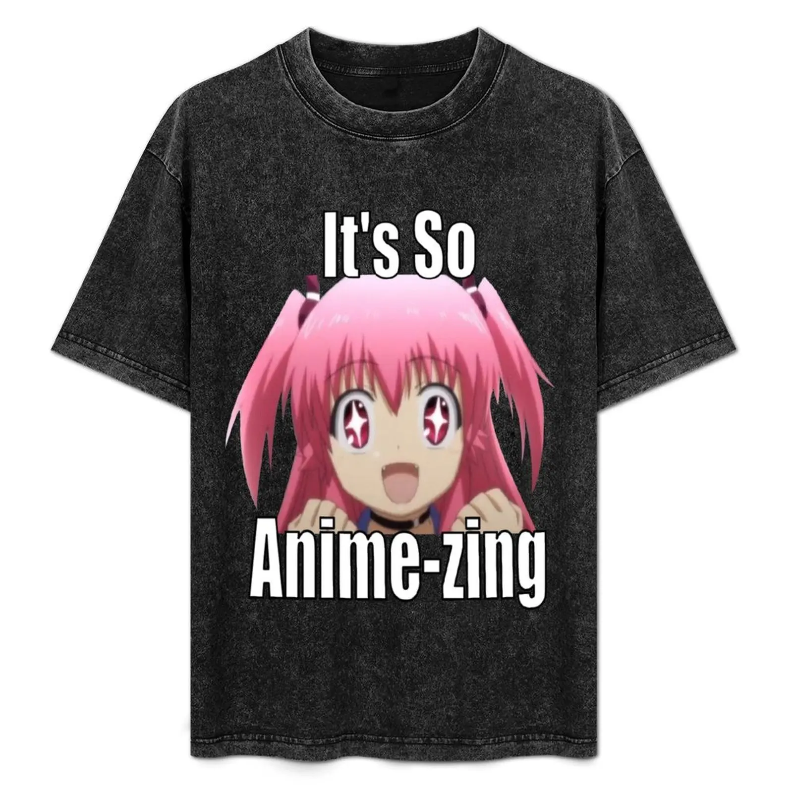 

It's So Anime-zing T-Shirt Work Short Sleeve Cotton Top