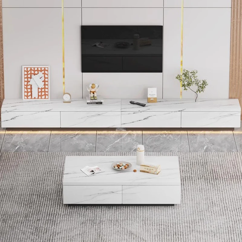 Luxury Living Room Tv Stands Home Cabinet White Tv Stands Table Television Salon Muebles Para El Hogar Media Console Furniture