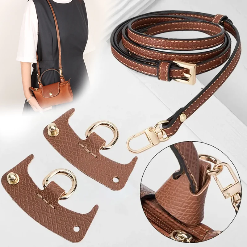 Correa de bolso intercambiable no perforada, conjunto de correas para bolso de hombro Longchamp, bolso cruzado para mujer, correa, bolsos, accesorios, asas