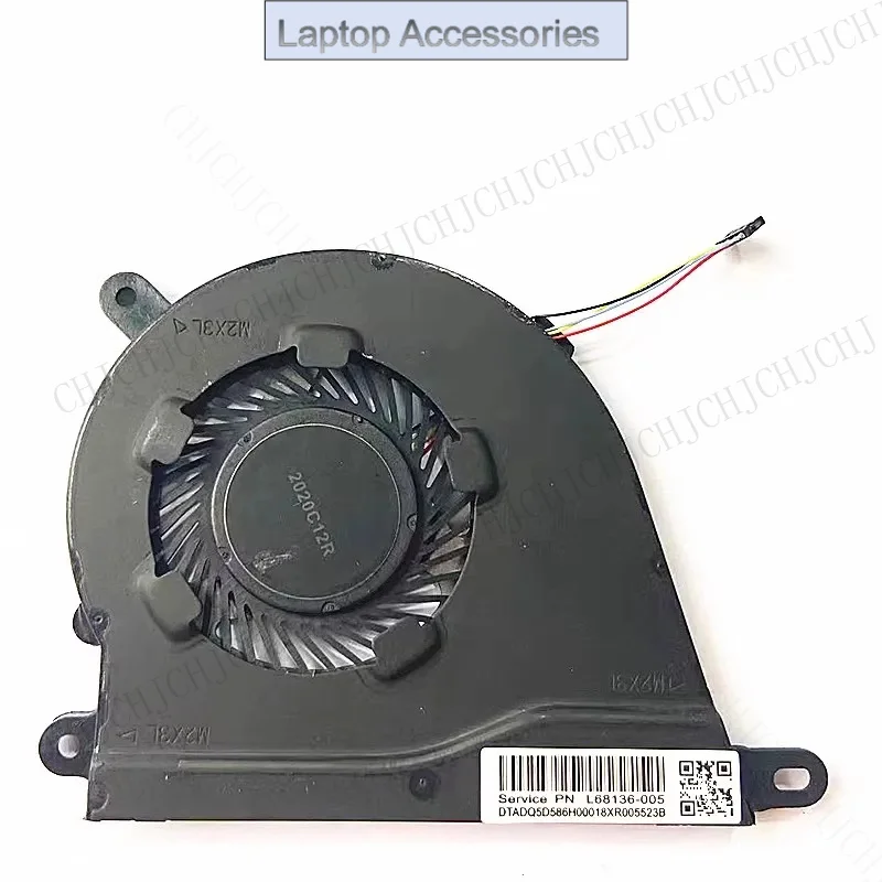 NOVO Ventilador Cooler de CPU para HP 15-DY 15S-FQ 15-EF 15s-EQ 14-DQ 14S-DQ 340S G7 15S-EQ TPN-Q242 VENTILADOR L68134-001