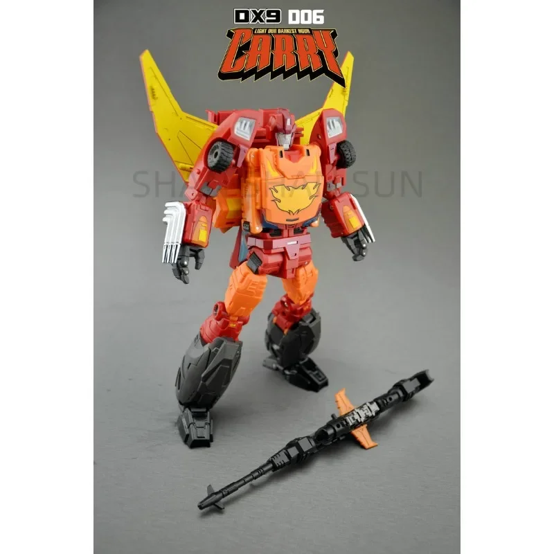 [24 hours shipping ] Transformation DX9 DX09 D06 dx09 Rodimus Prime Metallic Color Fine Coated Plate MP Ratio Action Figure