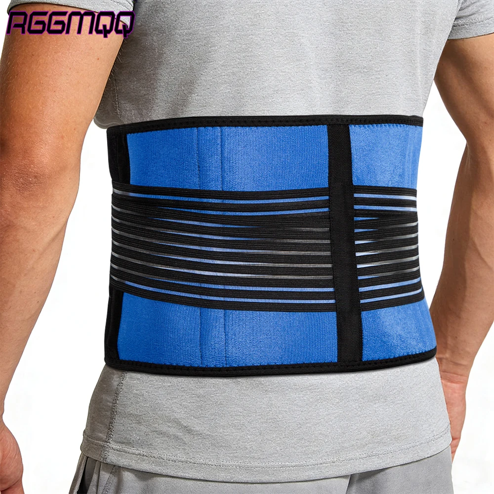 

1 шт., поддерживающий пояс для спины — поясничный бандаж для поддержки спины от боли в спине — регулируемый неопреновый двойной поясной ремень для ишиаса