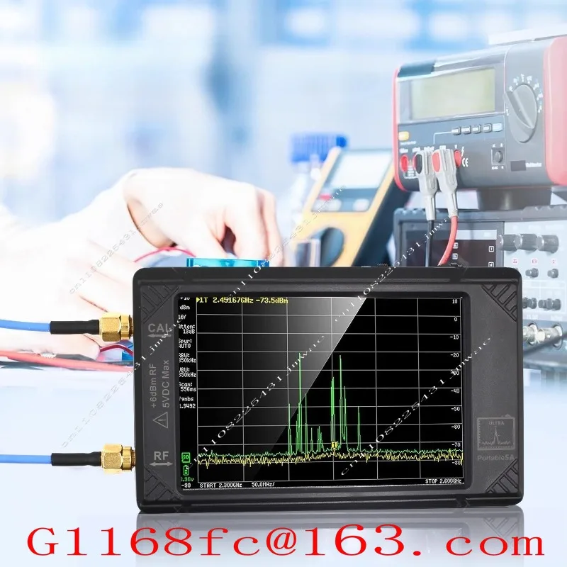 Analyzer 4-inch Touch Screen ProtableSA 32GB 100kHz-5.3GHZ