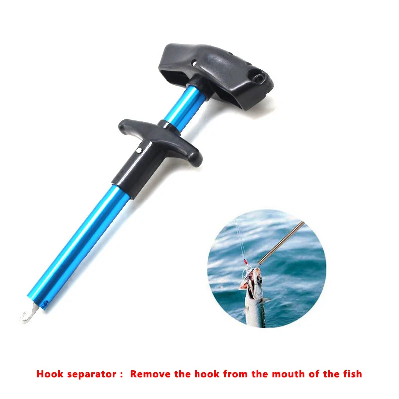 1pcs Fishing Hook Remover Tool Fishing Lure Remover Aluminum Tube Hook Detacher Portable Fish Hook Out Extractor Vissen