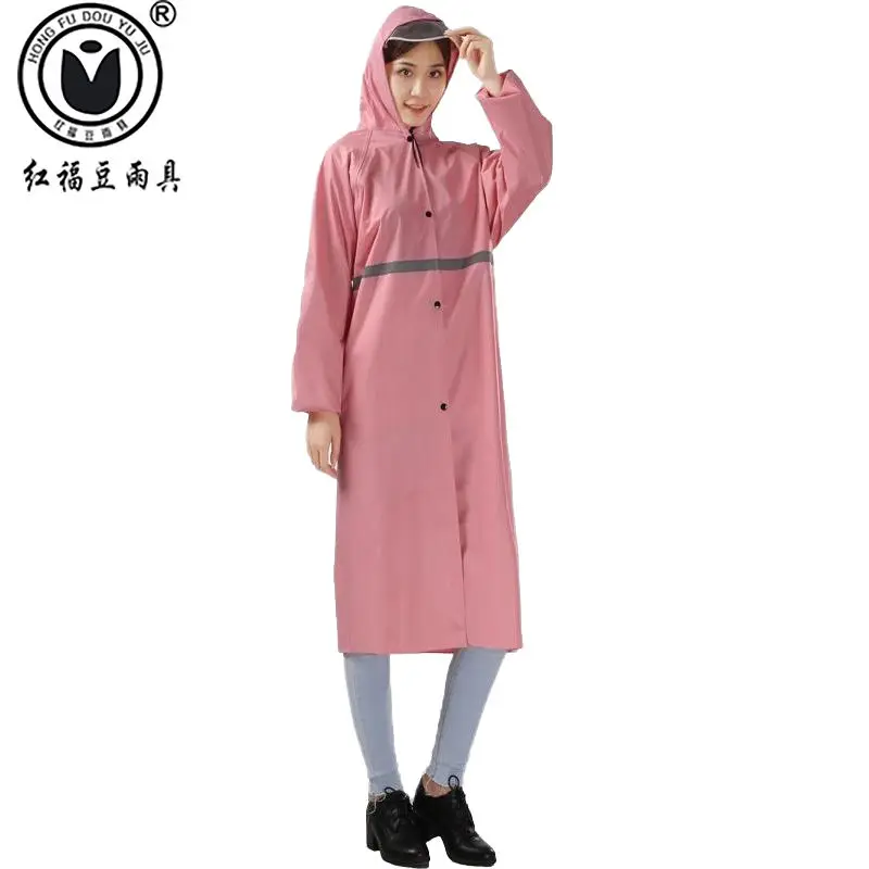 Nuevo Traje de doble capa a prueba de lluvia, impermeable para vehículo eléctrico a la moda para mujer