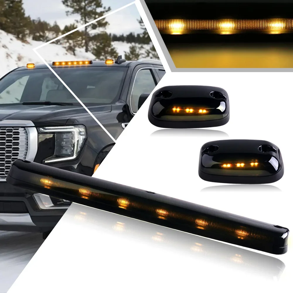 Roof Light Specially Stylish Waterproof Functional LED for Chevy Silverado GMC Sierra Pickup Truck Produced Between 2007 to 2013