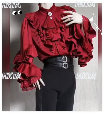 

Французский готический топ Y2K, рубашки для женщин и девочек, внутренняя многослойная базовая рубашка в стиле Лолиты с рукавами «летучая мышь», белая блузка с длинными рукавами и рюшами, женская