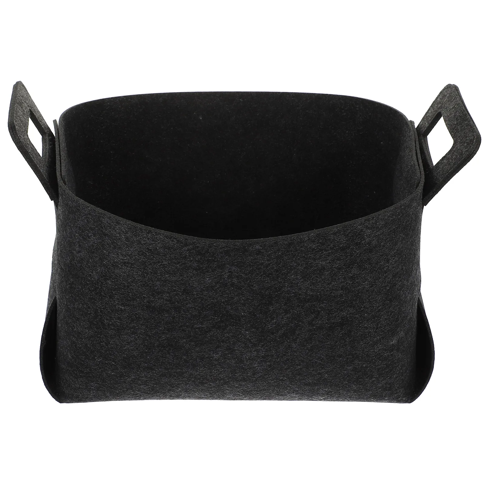 

Foldable Laundry Basket Storage Container Deep Gray Fabric Bin Closet Hampers For Home Collapsible Large Capacity Bathroom