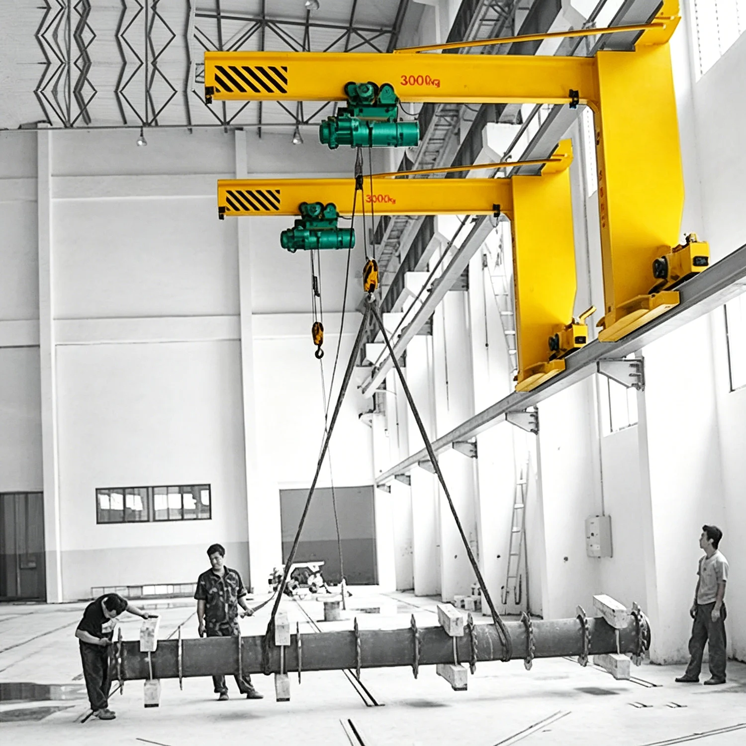 Customized CE ISO Workshop 0.5-16 Ton Lifting Equipment Cantilever Wall Travelling Jib Crane With Engine Motor Bearing 2 Year Wa
