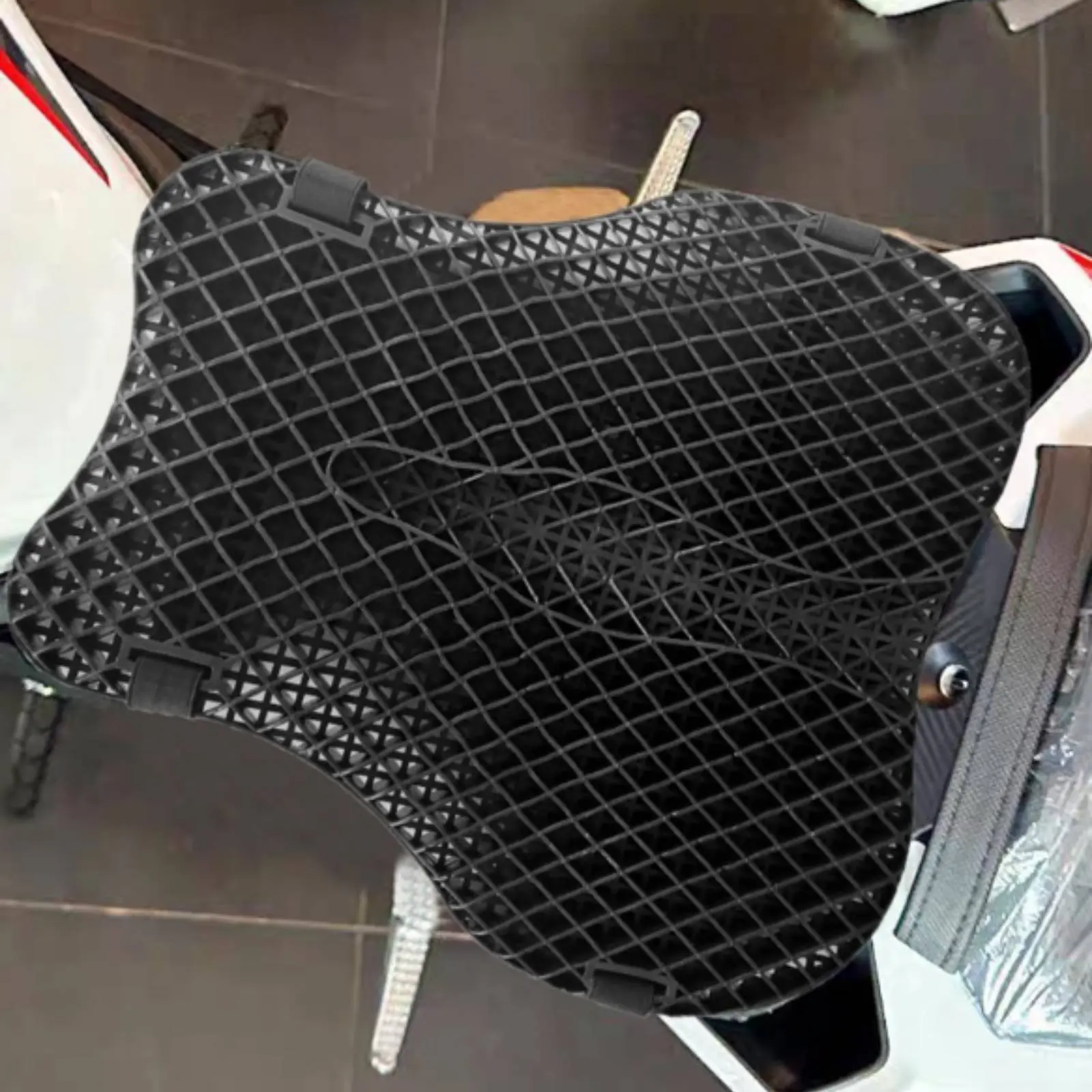Motorcycle Gel Seat Pad Breathable Universal Motorcycle Seat Pad Waterproof Pressure Relief for Commuters