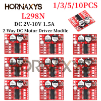 1-10PCS MX1508 DC Motor Driver Module 2V-10V 1.5A 2-Way Reversing PWM Speed Dual H Bridge Stepper Motor Driver L298N