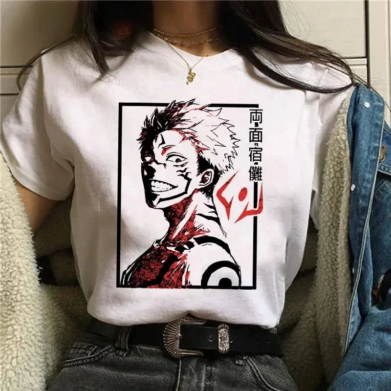 T-shirt jujutsu Kaisen Gojo Satoru Yuji itadori summer fashion cotton T-shirt manga cotton T-shirt topjapanese anime clothing