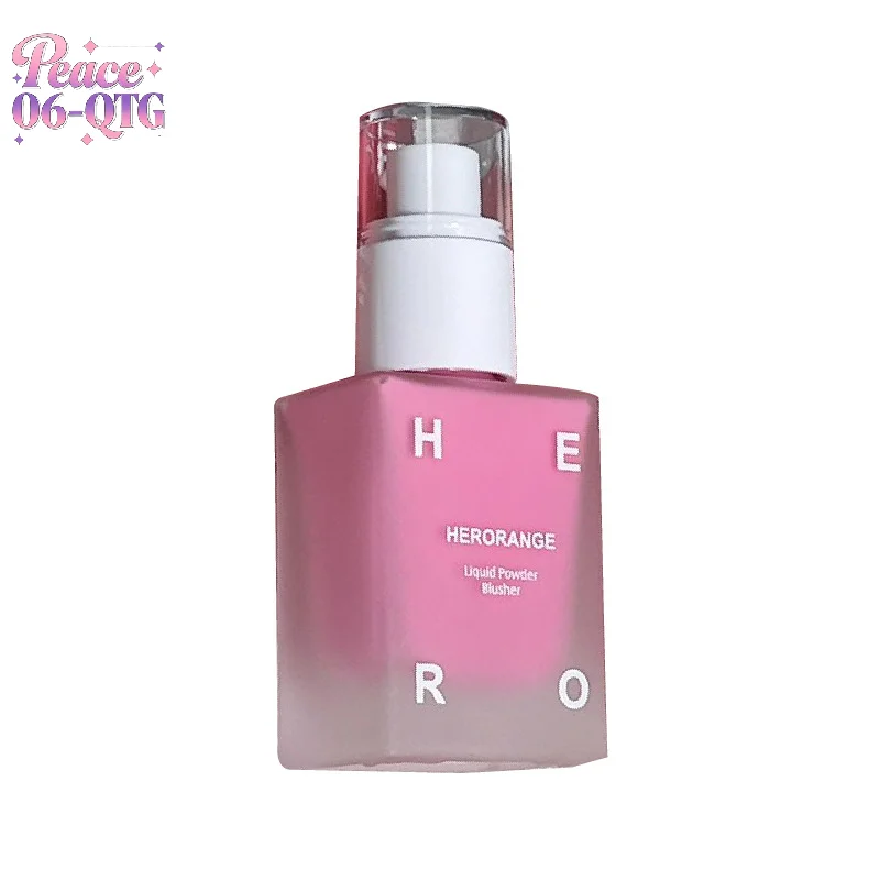 Rubor Líquido HERORANGE en 4 Colores, Rubor Compacto Hidratante, Realza el Color, para Rostro, Ojos y Labios, Maquillaje para Mujer, Crea un Rubor en Crema