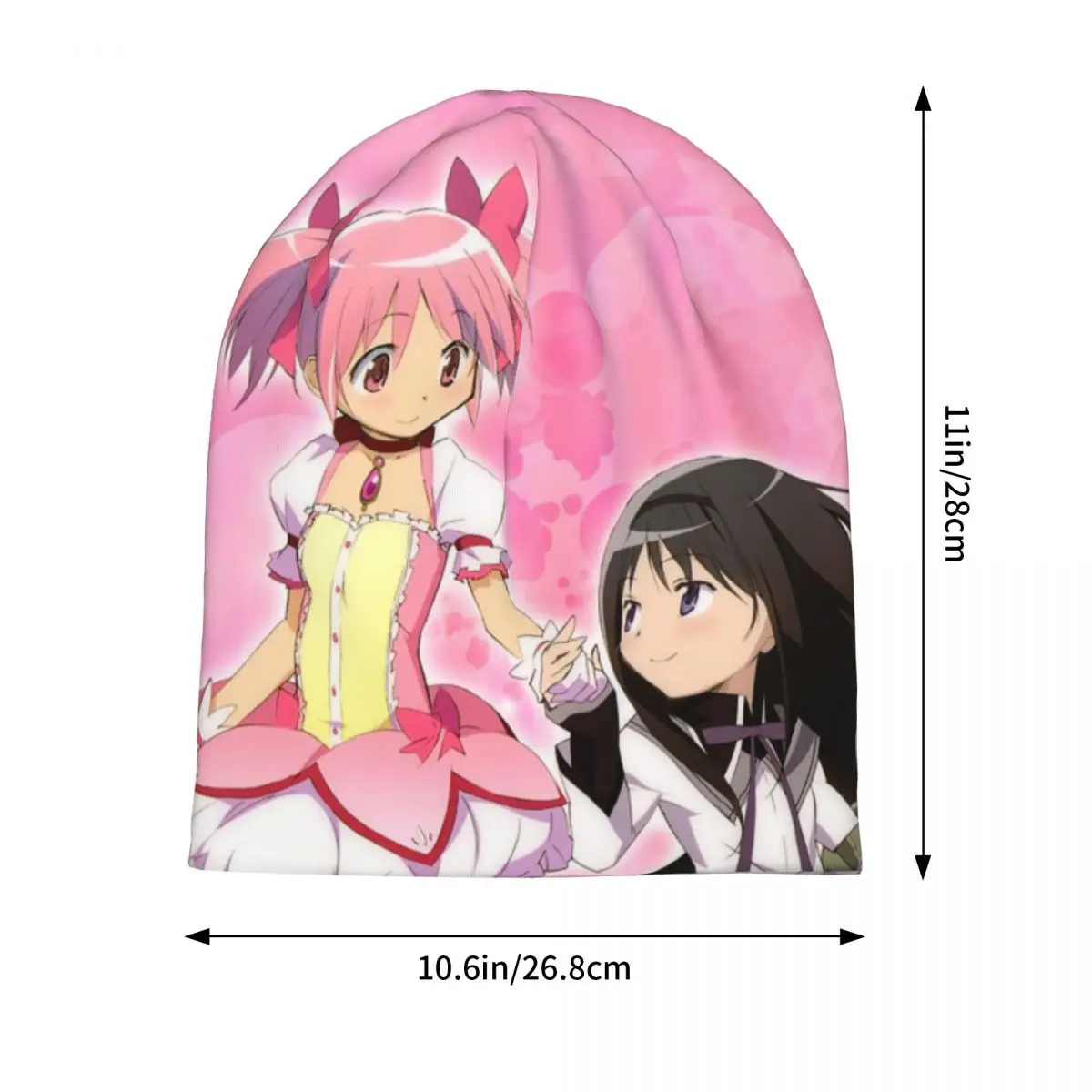 Puella Magi Madoka Magica Skullies Beanies Hat Anime Homura Akemi Fashion Men Women Ski Caps Warm Multifunction Bonnet Hats