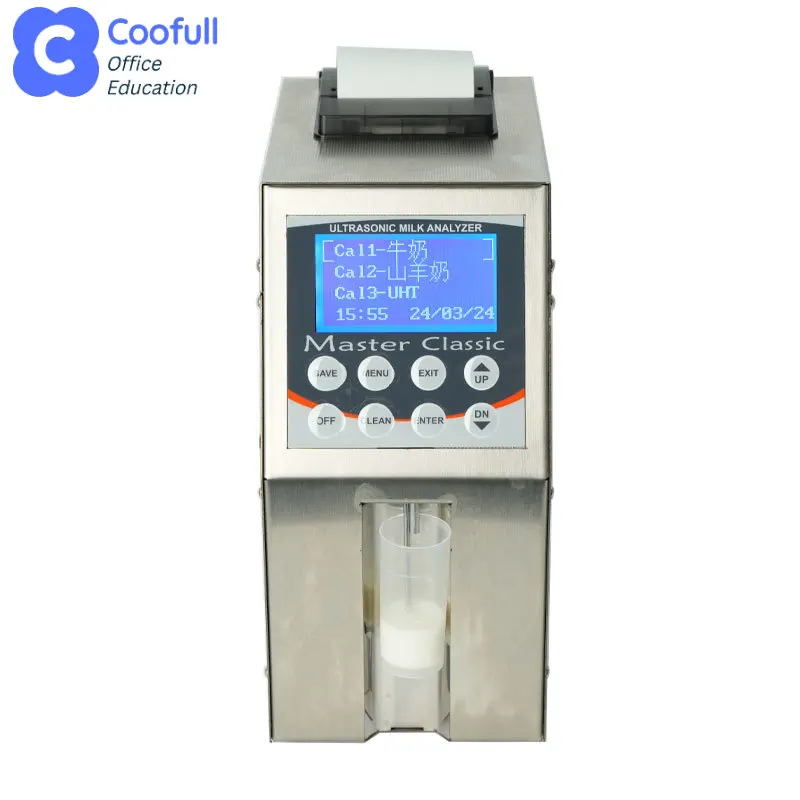 COOFULLL  LM2-PH Customizable Ultrasonic Milk Analyser for Dairy Farming Measures Conductivity Salt Freezing Point Fat Content