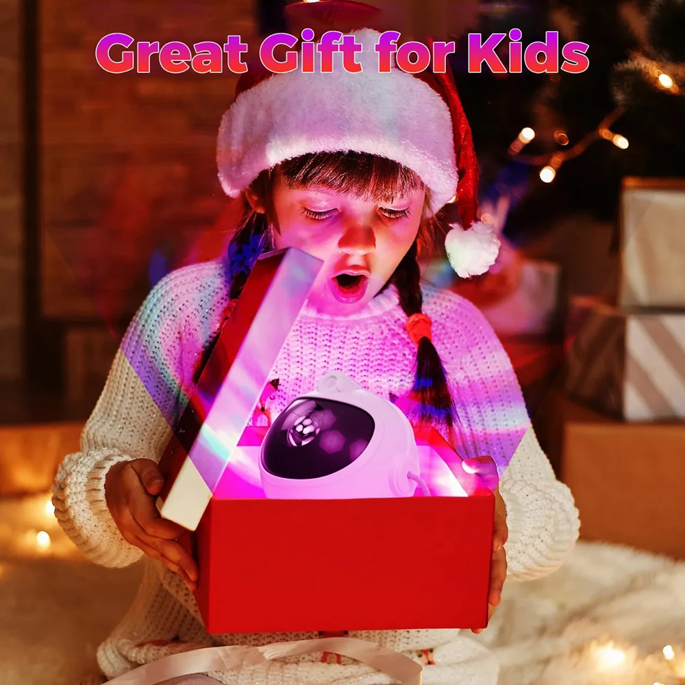 Astronaut Star Projector Night Light with Remote Control 360° Adjustable Galaxy Nebula Ceiling Lamp for Bedroom Kids Room Party image 6
