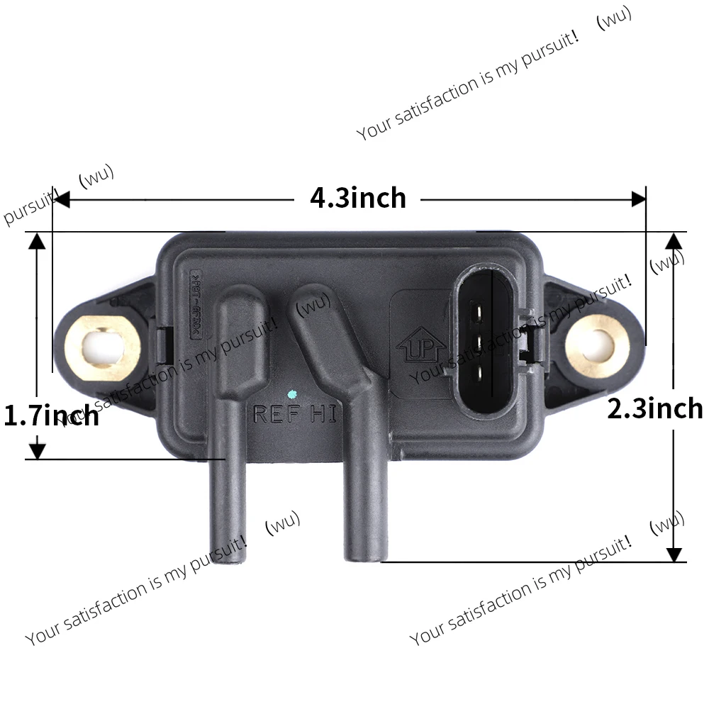 1PCS EGR Pressure Sensor For 94-10 Ford Lincoln Mazda Mercury VP8 VP8T EGR155 DPFE15 F77Z9J460AB