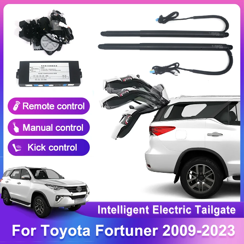 

Автомобильный электрический задний багажник для Toyota Fortuner 2009-2023, интеллектуальная задняя дверь, украшение багажника с электроприводом, переоборудованное обновление