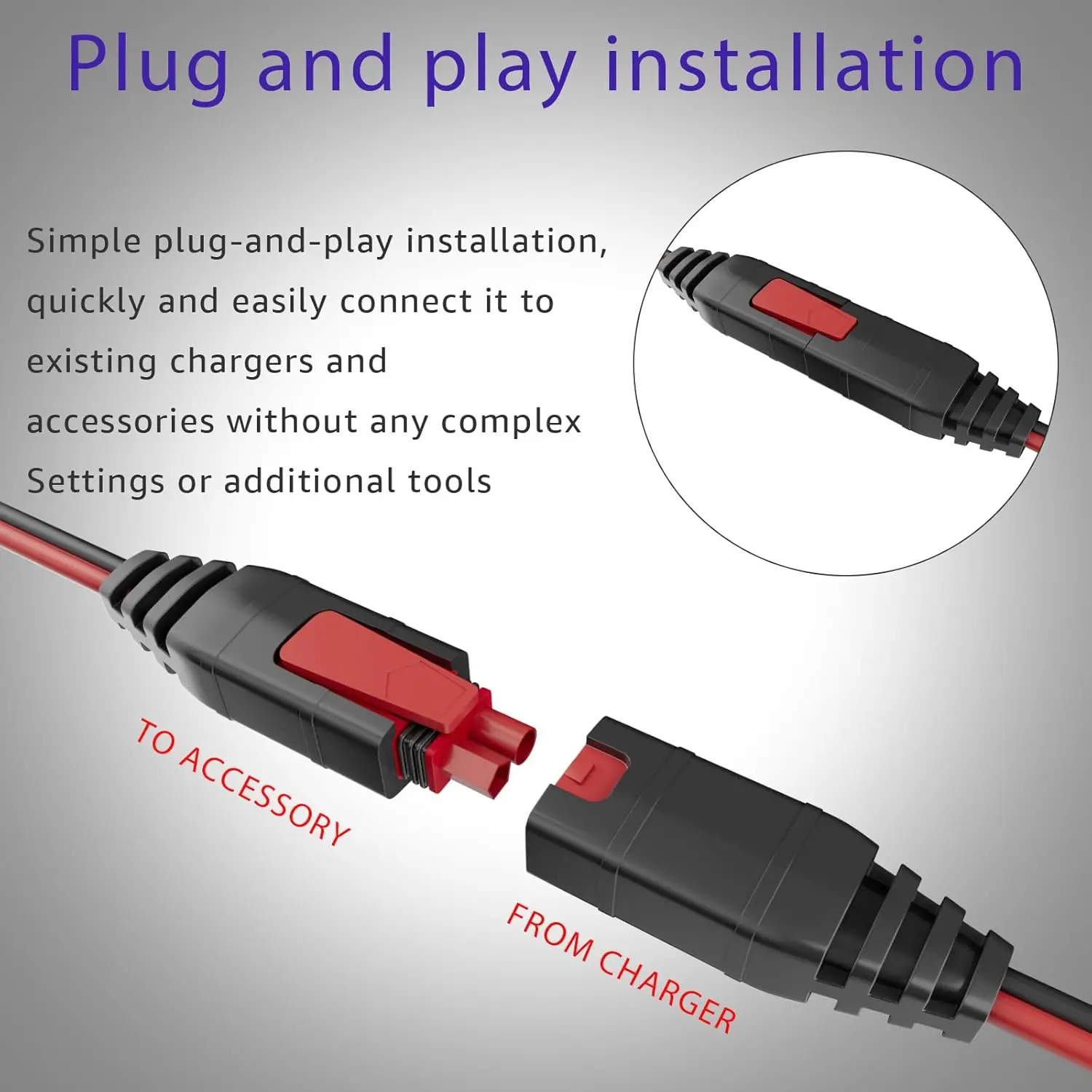100cm / 300cm Compatible with NOCO GC004 X-Connect Extension Cable Wire Harness For Genius Smart Battery Chargers Accessory