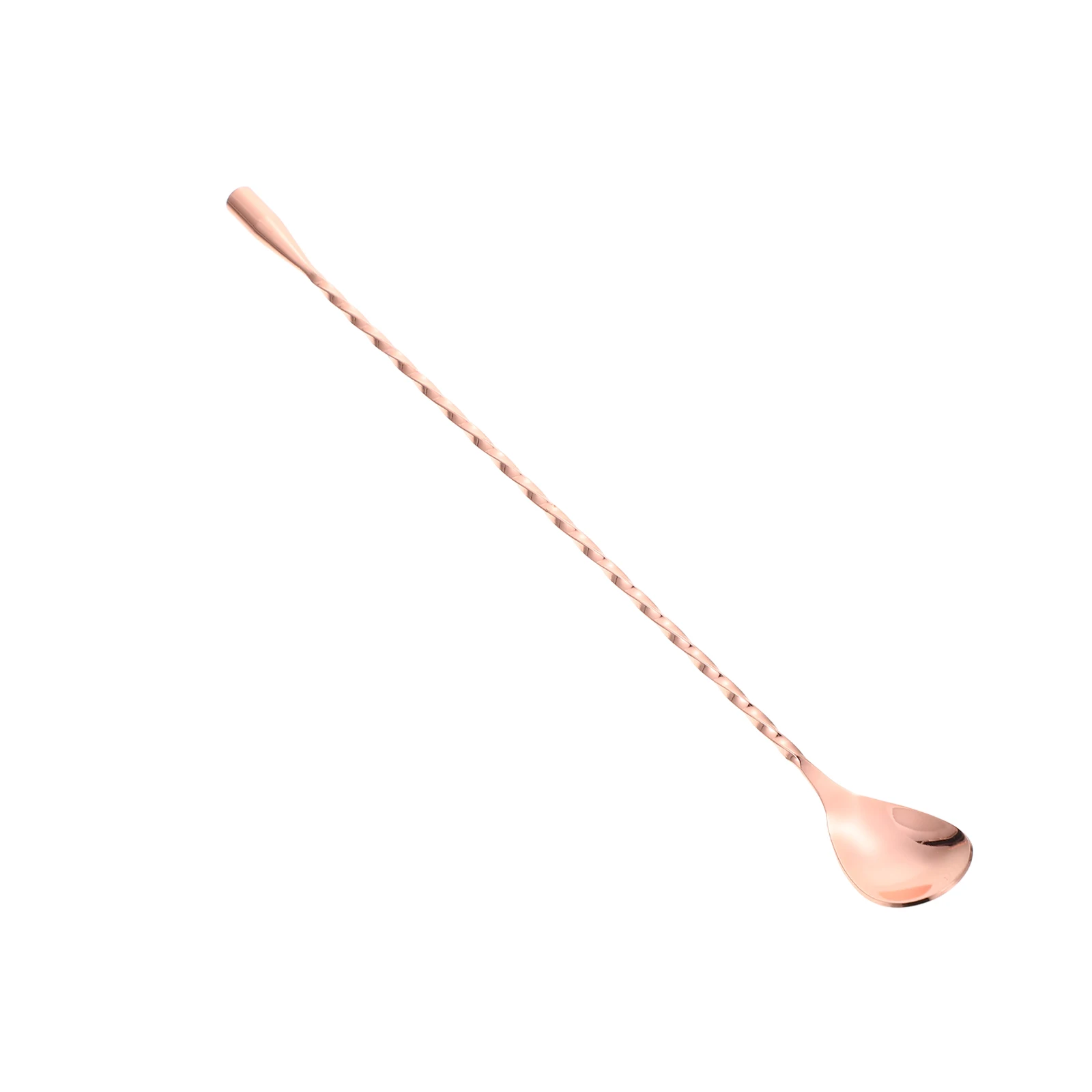 

Bar Stainless Bar Cocktail Spoon Drink Mixing Scoop Long Handle Stainless Steel Mixing Spoon for Home Coffee Shop Hotel