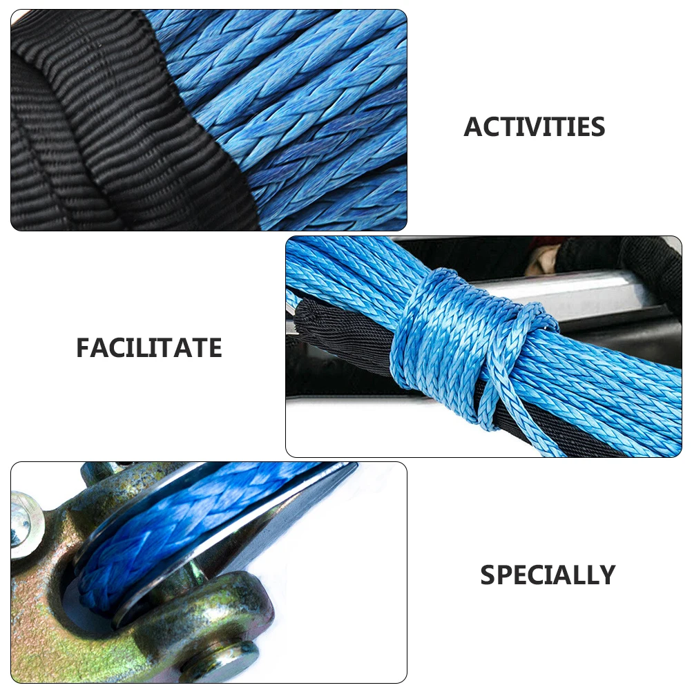 

1pc Durable Car Trailer Towing Nylon Steel Core Winch Rope Heavy Duty Tow Strap Sturdy Automobile Traction Strap Vehicle
