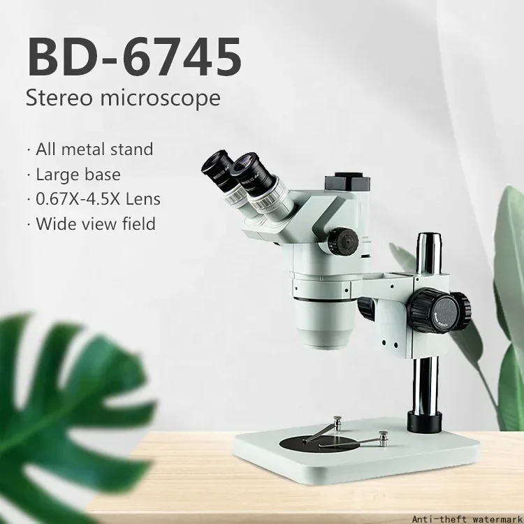 Hot-selling product in 2025: BOSHIDA BD-6745 High Eyepiece Point Wide-Angle Eyepiece 2X-270X Stereo Microscope