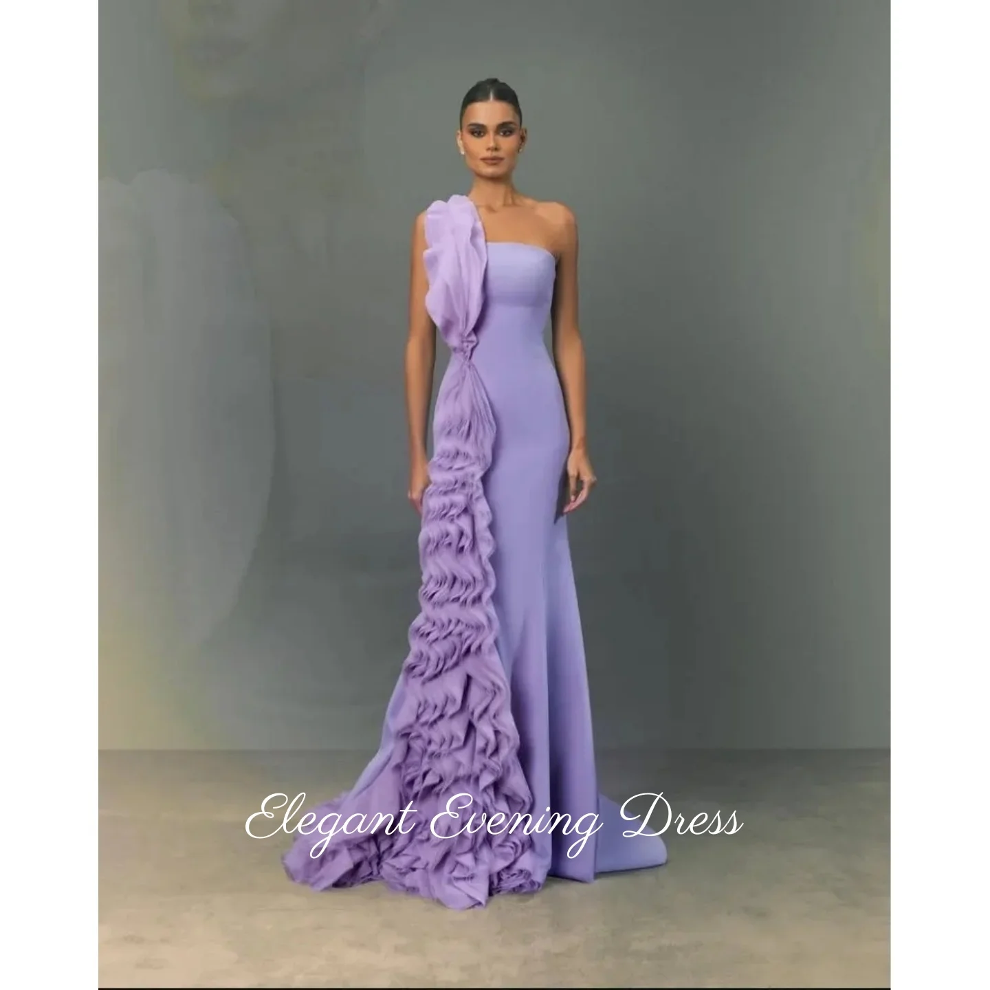 

One-Shoulder Prom Dress Modern Style Simple Classic Evening Party Dress Bespoke Occasion Dresses Wedding Dresses Customized 2026