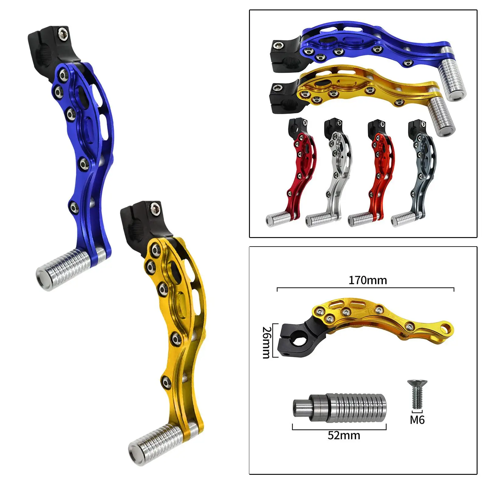 

Рычаг стартера для мотоцикла, аксессуары для педалей, простая в использовании рычаг переключения передач