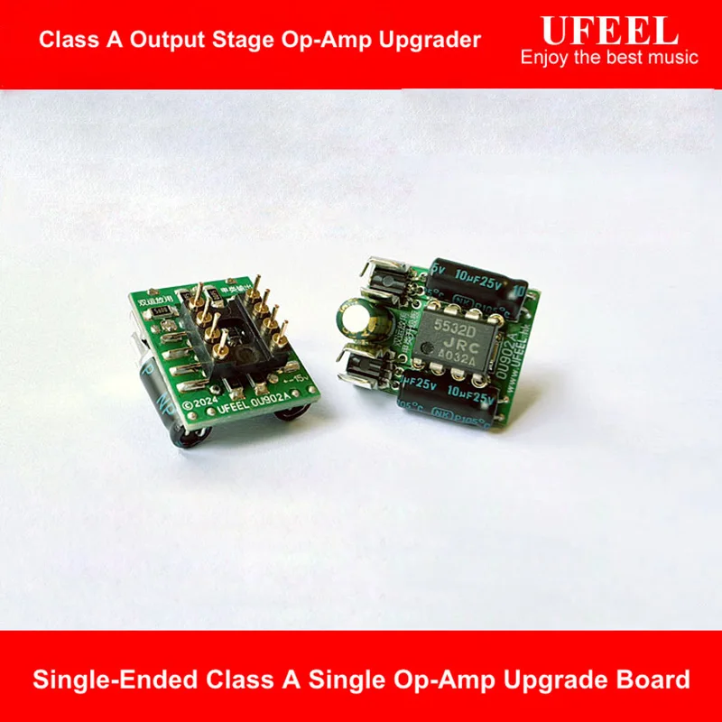 ​ ​ Scheda di aggiornamento op-amp pura classe A single-ended Adattatore per prese IC OU901A/OU902A Buffer audiophile HiFi Uscita a bassa impedenza