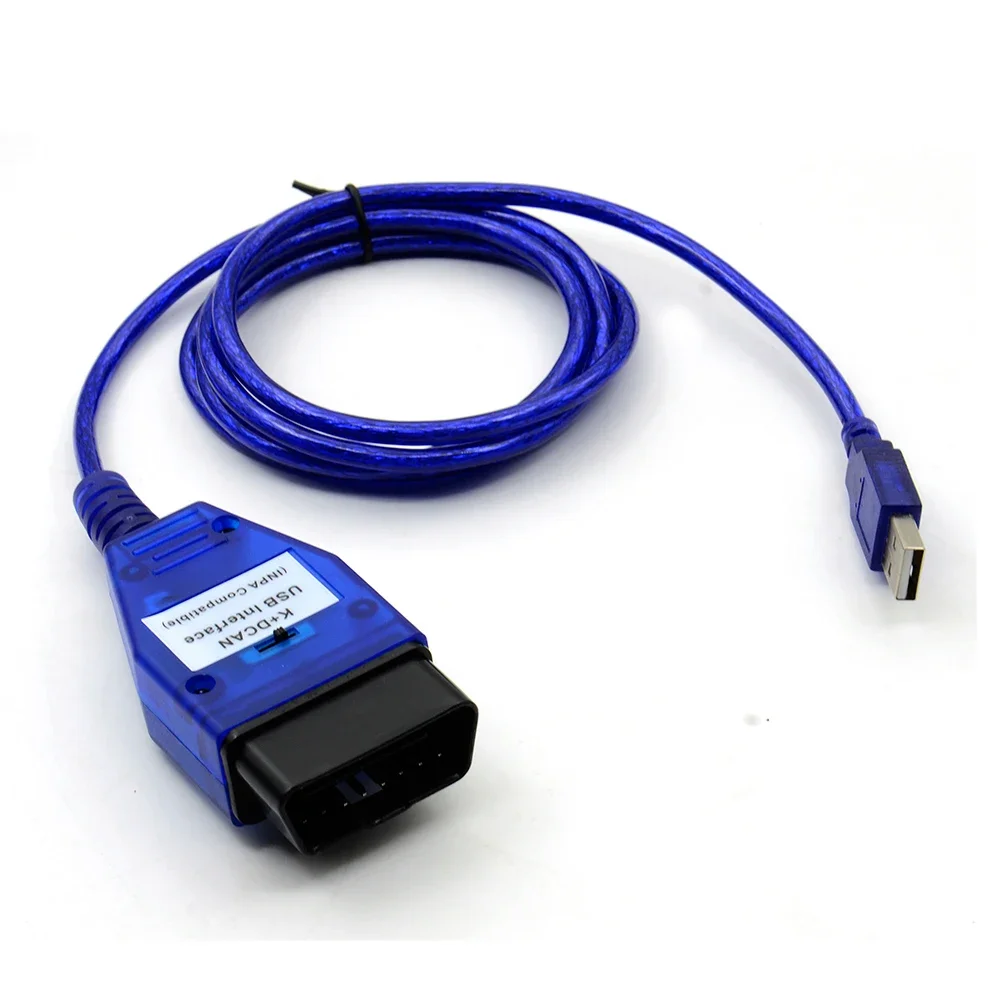 สายสแกนเนอร์วินิจฉัยรถยนต์ BMW K+DCAN รุ่น FTDI พร้อมสวิตช์ K DCAN K CAN OBD2 INPA สำหรับ E60 E90 E92 E93